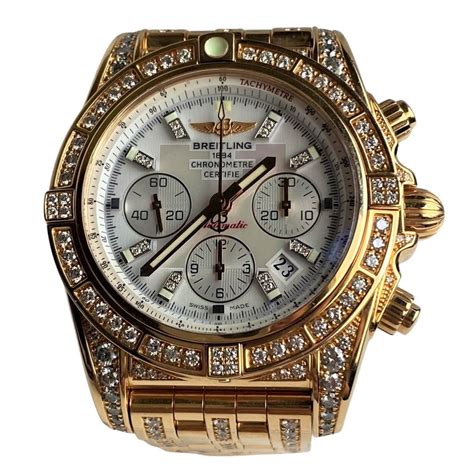 yellow diamond breitling watches|diamond Breitling watches for cheap.